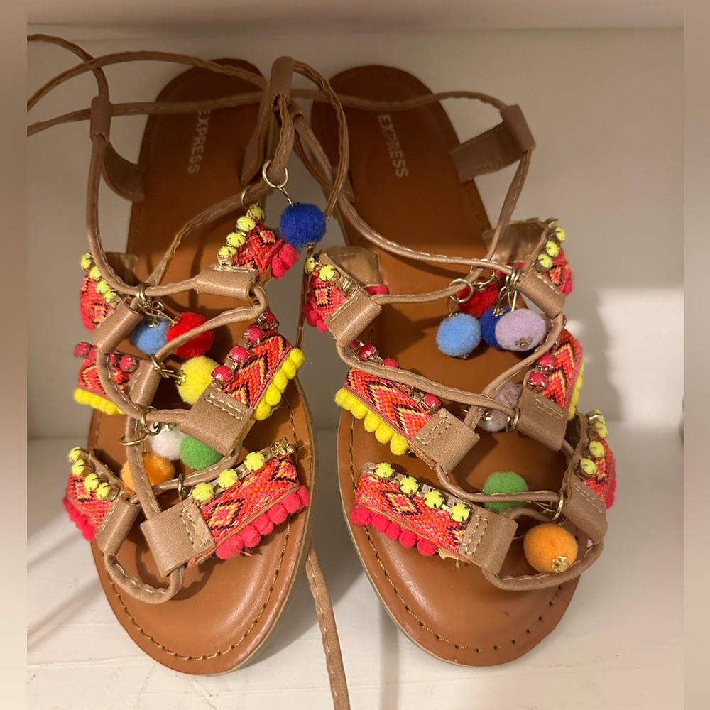 Colorful sandals